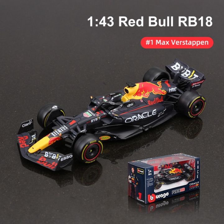 urago-rb18รถแข่งกระทิงแดง-f1-1-43-1-verstappen-11-perez-อัลลอยหล่อรถหรูของขวัญของเล่นแบบจำลองรถสูตร