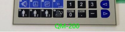 สำหรับ Mitutoyo เครื่องวัดระยะสูงโปรเจคเตอร์ผู้ประกอบการปุ่มแผงเมมเบรนสวิทช์ QM-200