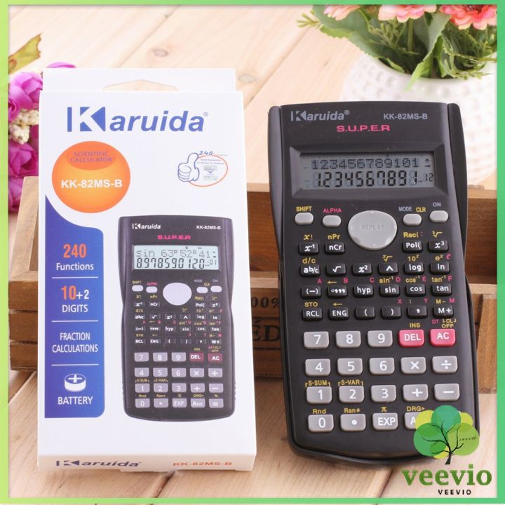 veevio-เครื่องคิดเลข-เครื่องคิดเลข-วิทยาลัย-เข้าสอบ-วิทยาศาสตร์-ฟังก์ชั่น-เครื่องคิดเลขนักเรียน240-ฟังก์ชั่น-calculator-มีสินค้าพร้อมส่ง