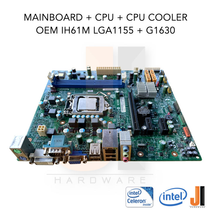 ชุดสุดคุ้ม-cpu-cooler-mainboard-oem-ih61m-lga1155-cpu-intel-celeron-g1630-2-8-ghz-2-cores-สินค้ามือสองสภาพดีมีการรับประกัน