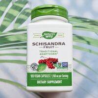 สารสกัดชิแซนดร้า Schisandra Fruit 1160 mg 100 Vegan Capsules (Natures Way®) บำรุงรักษาสายตา ปรับสมดุลของร่างกาย