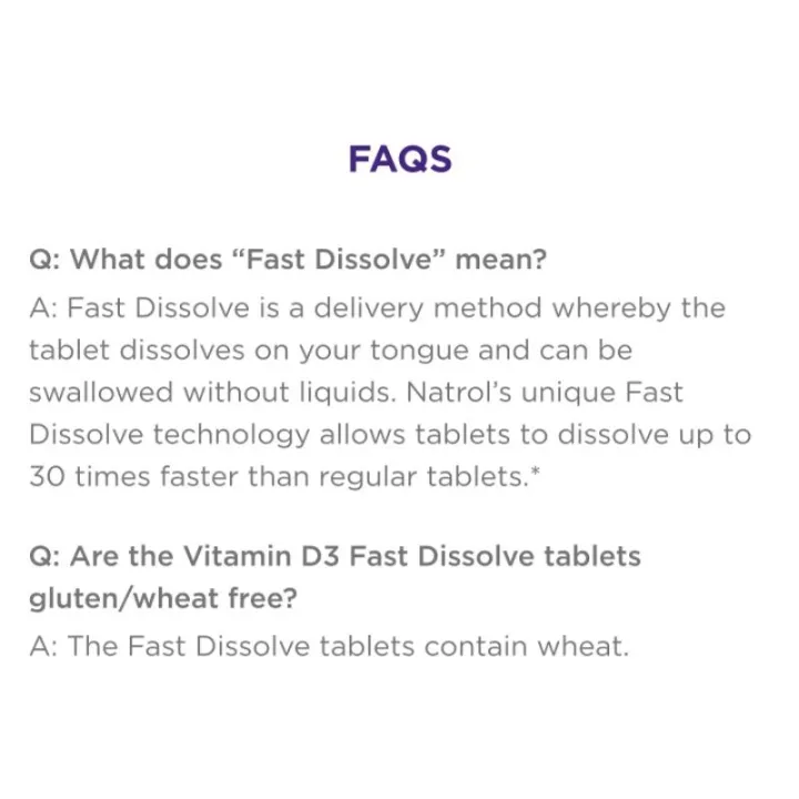 Health food NATROL VITAMIN D3, Bone & Joint Health, 2,000 IU or 5,000