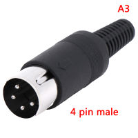 Longjia Tools DIN PLUG SOCKET CONNECTOR 3/4/5/6/7/8 PIN MALE/FEMALE CHASSIS CABLE MOUNT