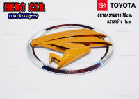 โลโก้ LOGO นกทอง ขนาดความยาว16cm. x กว้าง11cm.ติดรถยนต์ TOYOTA โลโก้นกสีทอง