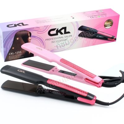 ที่หนีบผม CKL-1255 เครื่องหนีบผม เครื่องรีดผม หนีบผมตรง เครื่องม้วนผม ที่ม้วน ทำวอลลุม ร้อนเร็ว30วิ ปรับได้5ระดับ แผ่นเคลือบเซรามิก คละสี