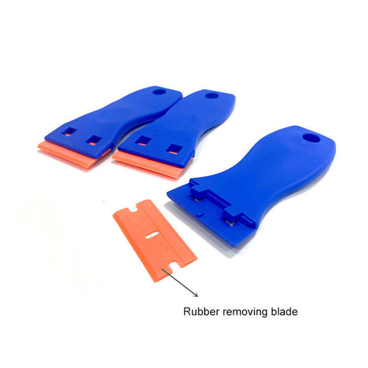 Reusable Plastic Razor Scraper Wall Paint Remover Plastic Blades Kit