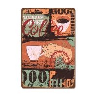 Celestineor Vintage Fresh Coffee Plaque ป้ายโลหะดีบุก Retro เครื่องดื่มกาแฟโปสเตอร์ Wall Decor สำหรับ Cafe Shop ร้านอาหาร Home Room Decor New