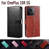 Hoesje penutup untuk OnePlus 10R casing CPH2411 dompet kulit lipat kartu magnetik dudukan buku telepon untuk OnePlus 10 R 5G casing tas Coque