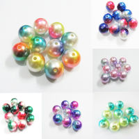 Newest 20mm12mm10mm8mm6mm Chunky Miracle Colorful Imitation Acrylic Pearl BeadsDIY Hand Made Jewelry Beads