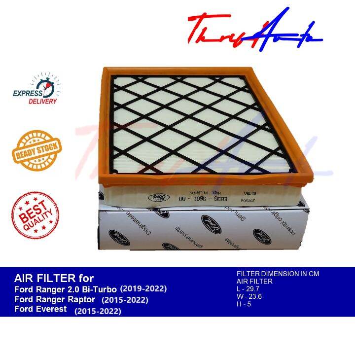 Air Filter for Ford Ranger 2.0 Bi-Turbo (2019 - 2022), Ford Ranger