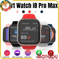 ManGou 1.77 นิ้ว I8 Pro Max Original Smart Watch Series 8 โทรบลูทูธเครื่องวัดความดันโลหิต Smartwatch เครื่องเล่นเพลงบลูทูธ การตรวจจับความดันโลหิต สำหรับ Android IOS