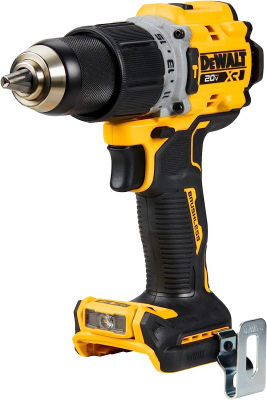 DEWALT 20V MAX Hammer Drill, 1/2", Cordless and Brushless, Compact With 2-Speed Setting, Bare Tool Only (DCD805B)