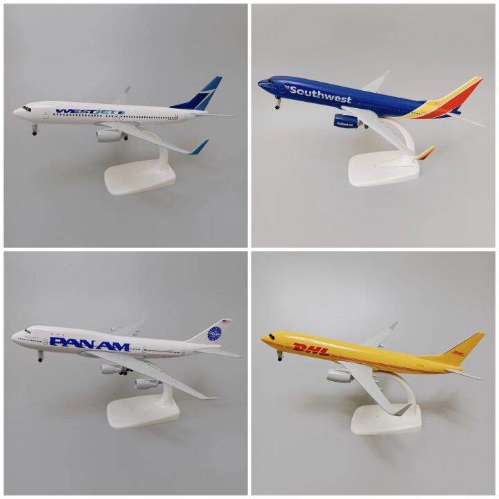 20Cm Alloy USA Southwest PANAM WESTJET JETBLUE DHL UNITED JAPAN B737