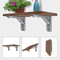 Triangle Folding Angle Bracket Stainless Steel Heavy Support Wall Mounted Bench Table Shelf Bracket Furniture Hardware Tool