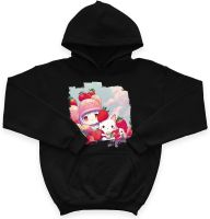 Cartoon Kids Sponge Fleece Hoodie - Berry Kids Hoodie - Printed Hoodie for Kids