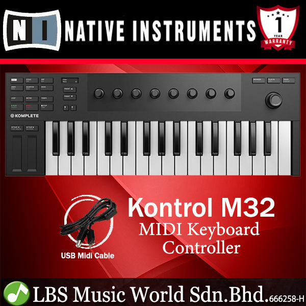Native Instruments Komplete Kontrol M32 32 Key USB MIDI Keyboard Controller  with Micro Keybed (M 32) | Lazada