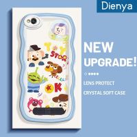 เคส Dienya สำหรับ Xiaomi Redmi 4A 5A 6A ลายการ์ตูนน่ารักนาซ่าบัซไลท์เยียล์ใหม่ Colour มาการอนคลื่นกันกระแทกแบบใสนิ่มเคสมือถือกล้องเก๋ไก๋ฝาครอบป้องกันซิลิกาเจล