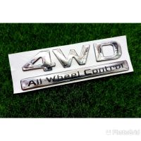 โลโก้ 4WD All Wheel Control สำหรับติดท้ายรถ มิตซู ปาเจโร่