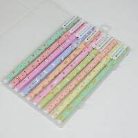 【✔In stock】 345FRRR 10ชิ้น/เซ็ตยูนิคอร์นปากกาหมึกเจล Stylo Licorne Lapiceros ดอกไม้อิอย่างสวยงามปากกาเจลเพนเนนโบลิกส์สัตว์นกฟลามิงโก Unicornio