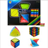 T.P. TOYS RUBIK SERIES Cube Match Speacial-Purpose ลูกบิคซีรีย์ แพค 4 ลูก 4 แบบพิเศษ fidget toys