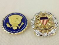 tomwang2012. TWO US PRESIDENTIAL SERVICE &amp; US OFFICE OF THE JOINT CHIEFS IDENTIFICATION BADGE