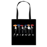 Central Perk Coffee Friends TV Show Girls Women Handbag Shoulder Bag for Travel Ladies Portable Large Capacity Shopping Bags