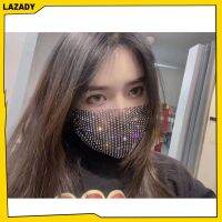 หน้ากากเพชร LAZADY หน้ากากข้ามพรมแดนสำหรับผู้หญิงหน้ากากสียุโรปและอเมริกาสำหรับฤดูร้อนหน้ากากพลอยเทียม