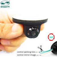 GreenYi Front Side Rear View Camera Universal Normal Image Optional Distance Scale Line Mirror/Non-mirror Image Universal