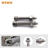 OTOM CNC Chain Adjuster Bolt Nuts Universal Motorcycle Swingarm Allen Cap Head Screws M8x1.25 For HONDA KAWASAKI SUZUKI YAMAHA