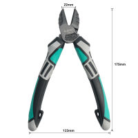 ELECALL Wire cutter pliers 6" 7" Diagonal cutting nipper Wire Stripper hand tools for cable stripping