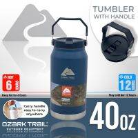 กระติกน้ำเก็บความเย็น แทงค์ OZARK TRAIL 40oz Tank-shaped water bottle กระบอกน้ำ 1200ml สแตนเลส หูหิ้ว ทรงแทงค์ เก็บอุณหภูมิร้อนเย็น 12-24ชม. ??