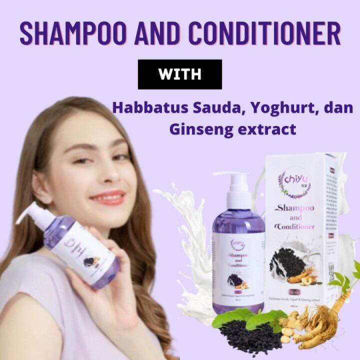 Chiyu Hair Shampoo & Conditioner Shampo Untuk Rambut Rontok Shampo ...