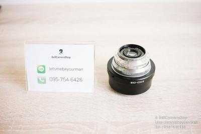 ขายเลนส์มือหมุน Industar 50mm F3.5 Silver  (ใส่กล้อง Canon EOS M Mirrorless ได้เลยไม่ต้องหา Adapter)