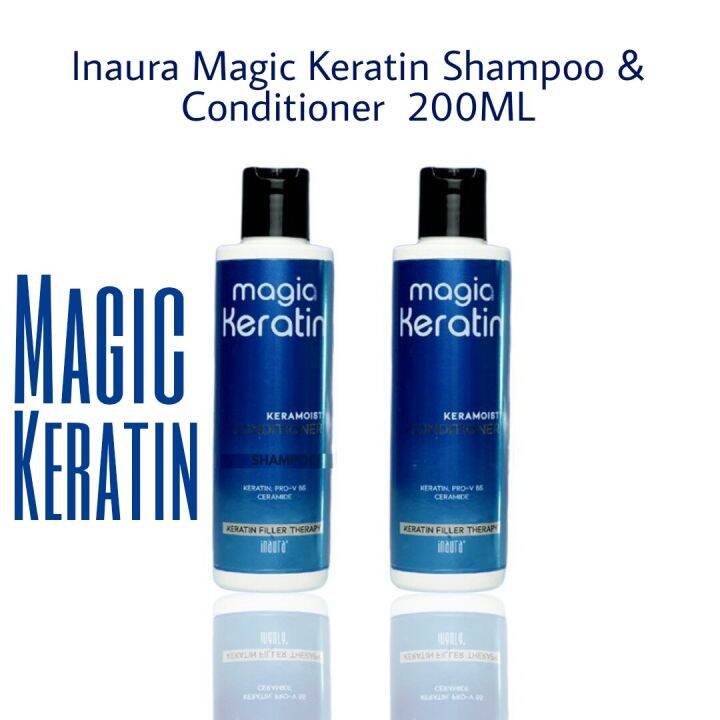 INAURA MAGIC KERATIN SHAMPO & CONDITIONER 200ML / INAURA MAGIC KERATIN ...