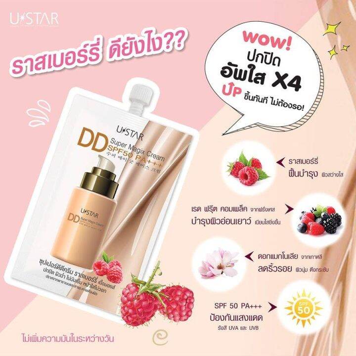 ยูสตาร์-วิต-ซี-พอร์-มินิไมซิ่ง-บูสเตอร์-เซรั่ม-ustar-vit-c-pore-minimizing-booster-serum-cc-dd-cream-ครีมซอง