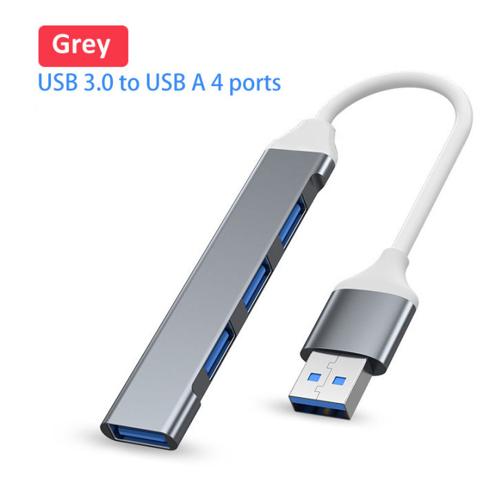 usb-hub-ประเภท-c-extender-4-พอร์ต-usb3-0-2-0-splitter-สำหรับ-notebook-hub-converter-อะแดปเตอร์-otg-สำหรับคอมพิวเตอร์-usb-c-docking-station-kdddd