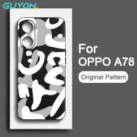 Guyon เคส OPPO A78 4G 5G นิ่มลายดีไซน์ใหม่ดั้งเดิม,ซิลิโคนกันกระแทก