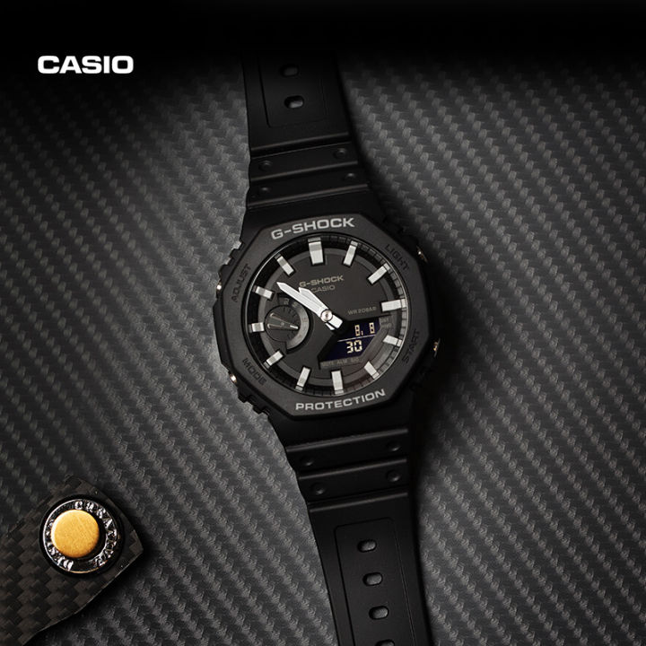 นาฬิกาแปดเหลี่ยมผู้ชาย-casioga-2100-นาฬิกาลำลองสำหรับเล่นกีฬา-casio-g-shock