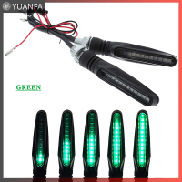 【Flash Sale】 สัญญาณไฟเลี้ยวรถจักรยานยนต์ไฟ LED 12V ไฟกะพริบแบบน้ำไหล