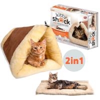 ที่นอนแมว เบาะนอนแมว Kitty Shock 2 In 1 Tunnel Bed &amp; Mat รุ่น KittyShock08a-J1