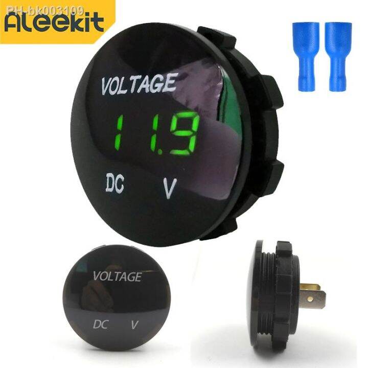 Aleekit DC 5V48V LED Panel Digital Voltmeter Tester Monitor Display