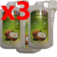 น้ำมันมะพร้าว Thai Kinaree Extra Virgin Coconut oil 500 มล (3 bottle)