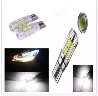 2 X T10 Show Wide Light Canbus T10 5630 10SMD W5W Car Led Lights
