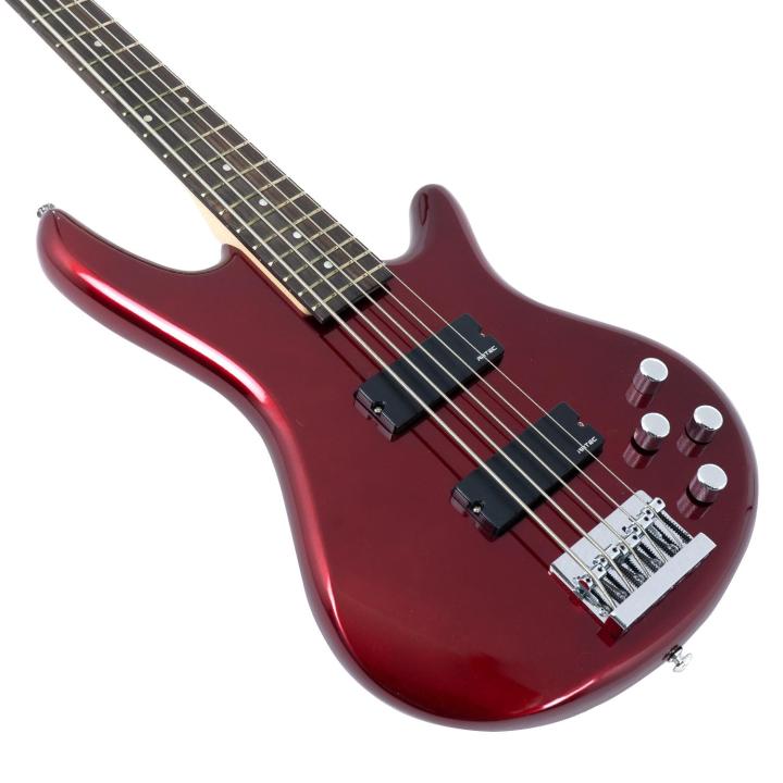 proline-pb205-pj-bass-guitar-กีตาร์เบสไฟฟ้า-5-สาย-22-เฟร็ต-แบบ-active-precision-jazz-red-joy-color