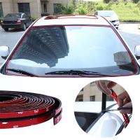 Automobile Rubber Soundproof Sealing Strip Car Sunroof Seal Car Windproof Glass T-shaped Seal Dust Stickers Adhesive Accessories