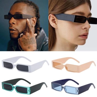 แว่นกันแดดแฟชันกรอบสี่เหลี่ยมผืนผ้า2023ฮิปฮอปดีไซน์วินเทจแว่นตาเฉดสีดำหรูหราสำหรับผู้ชายและผู้หญิง UV400