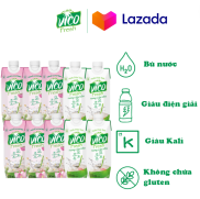 Combo 10 Hộp Nước Dừa Vico Fresh 330ml - 6 Sen, 4 Xiêm