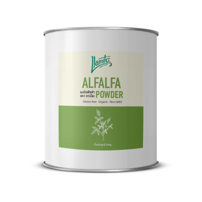 Llamito ผงอัลฟัลฟ่า ออร์แกนิค (Organic Alfalfa Powder) ขนาด 250g