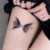 Sexy Tattoo Stickers Mens Temporary Goth Tattoos Waterproof Butterfly Tatto Lasting Punk Arm Fake Art Herb Juice Body Beauty