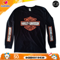 Dcee Shop เสื้อยืด เสื้อ Harley Original แขนยาว อัด Flex PU100 ยืดหยุ่น ไม่ยับ ไม่ร้อน งานป้าย GILDAN / Hummer cotton100% ผ้าคุณภาพดี ใส่สบาย ไม่ย้วย